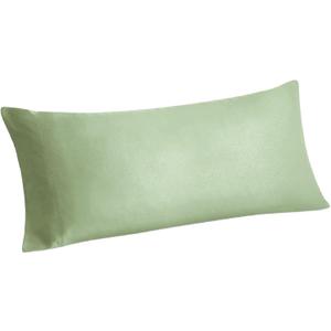 BEDELITE Body Pillow Cover, Rayon Made from Bamboo, Cooling Body Pillow Pillowcase for Hot Sleepers and Night Sweats, Breathable & Silky Soft Full Long Pillow Case Cover (Sage Green, 20x54 Inches)