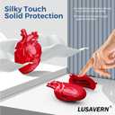 2 x AirPods Pro 2 Case  Heart-Shaped Silicone Protective Cover with Keychain Shockproof Design Compatible with AirPods Pro 2nd Generation (White)