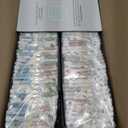 The Honest Company Clean Conscious Diapers for Delicate Skin Up to 100% Leakproof Hypoallergenic Fragrance-Free Baby Gender Neutral Prints Club Box Size 1 (8-14 lbs) 78 Count (All the Alpacas + Turtle Time)