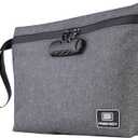 Free Boy Smell Proof Bags 11.8"x8.6"Durable Odor Proof Stash Bag with Combination Lock,Smell Odor Case Container (Black)
