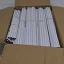 Mavivegue 10 Tiers Shoe Rack, Large Storage Space, 55-60 Pairs, White, Polypropylene