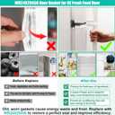 Upgeaded WR24X20456 Refrigerator Door Gasket Compatible with GE Refrigerator PCF23NGWCBB PSF26NGWCBB Door Gasket Replacement WR24X10157 WR24X10071 WR24X10256 WR24X25779 for Hotpoint Fridge Seal