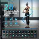 Posture Scale for Body Weight and Fat, Digital Bathroom Scale BMI Weighing Bluetooth Body Fat Scale, 8 Electrode Smart Body Fat Scale, Full Body Composition Analyzer with Voice Prompt