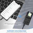 AGPTEK A02PL 64GB MP3 Player, 70 Hours Playback Lossless Sound Music Player, Supports up to 128GB(Black)