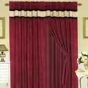 7-Piece King Comforter Set – Luxury Burgundy, Brown, and Black Micro Suede Bed in a Bag – Contemporary Color Block Patchwork Bedding Ensemble with 3 Decorative Accent Pillows & Tailored Bed Skirt