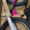 Strider 14x,- Balance Bike for Kids 3 to 6 Years - Includes Kid-Size Grips, Padded Seat, Performance Footrest & All-Purpose Tires - Easy Assembly & Adjustments (Funky Fuchsia)