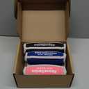 AboveGenius Hand Weights for Women Men, Soft Dumbbells Set of 6(1lb 2lb 3lb Each Pack) for Dumbbell Walking Weight Sets with Hand Strap, Pink Weights for Workout Running, Pilates, Yoga, Jogging and Physical Therapy, Gifts for Women (Blue Pink Black)