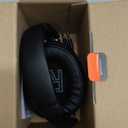 BERIBES Bluetooth Headphones Over Ear, 65H Playtime and 6 EQ Music Modes Wireless Headphones with Microphone, HiFi Stereo Foldable Lightweight Headset, Deep Bass for Home Office Cellphone PC Ect. (Black)