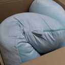 MOON PARK Pregnancy Pillows for Sleeping - U Shaped Full Body Maternity Pillow with Removable Cover - Support for Back, Legs, Belly, Hips - 57 Inch Pregnancy Pillow for Women - Aqua