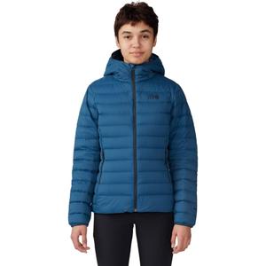 Mountain Hardwear Women's Deloro Down Full Zip Hoody, Color Dark Caspian, Size L