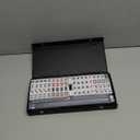 drizzle Numbered Travel Mahjong Mini Set 20mm with Instructions - Portable 146 Tiles for Beginners with 4PCS Racks 2 Pounds Chinese Mah-Jong Game