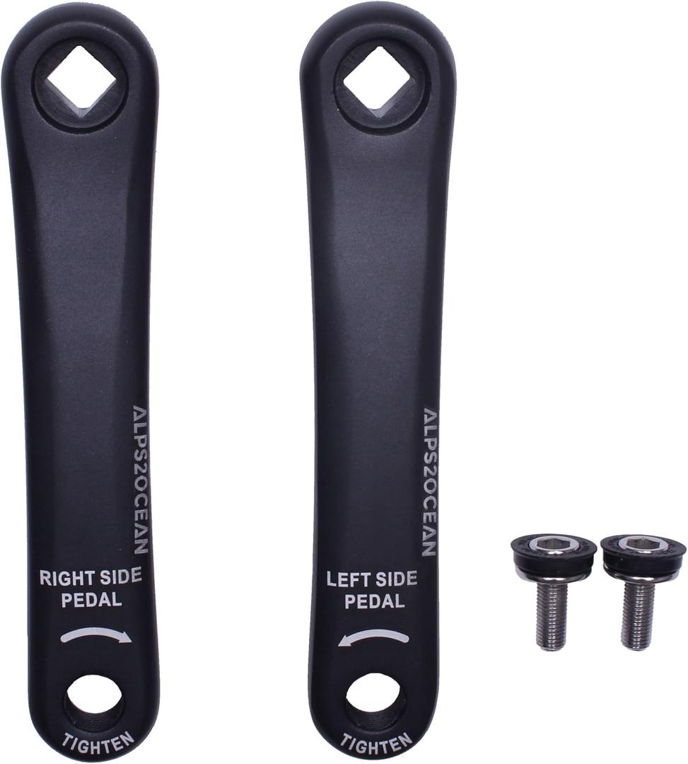 Bike Crank Arms,89MM/102MM/114MM/127MM/140MM/152MM/160MM/165MM/170MM/175MM in Diamond Hole Bike Crank Arm for Ebike