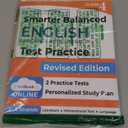 SBAC Test Prep: Grade 4 English Language Arts Literacy (ELA) Common Core Practice Book and Full-length Online Assessments: Smarter Balanced Study Guide (SBAC by Lumos Learning)