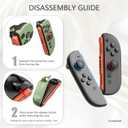 PlayVital Protective Case for Nintendo Switch 2 with Extra Stand | Ultra-Slim Dockable Hard Shell, Split Joycon Cover, Button Caps & Thumb Grips | Pattern Series, SFC SNES Classic EU Style