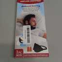 Chin Strap for Sleeping, Anti Snoring Devices Comfortable Effective Stop Snoring Solution, Snore Stopper Breathable, Anti Snore Chin Strap Adjustable Velcro, with Eye Mask, Black-QQA1