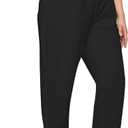 Plus Size Women Harem Ankle Jeans White and Black Color Curve Spring Summer 26W Mom Capri Pants (Plus-Size, 6XL, Black)
