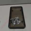 2 PCS Clear License Plate Cover & Frame, Anti-Scratch Weather-Resistant License Protector Holder, Universal Car Exterior Accessories Fit for US Standard Plates with Screws Caps & Washers,Gray