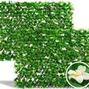 DOEWORKS Expandable Fence Privacy Screen for Balcony Patio Outdoor, Faux Ivy Fencing Panel for Backdrop Garden Backyard Home Decorations - 2PACK