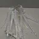 Joomer Blue Christmas Icicle Lights, 13FT 20 Tubes 90 LED 8 Modes Icicle Lights with Timer Function, Waterproof Connectable Ice String Lights for Holiday Home Patio Trees Christmas Decoration