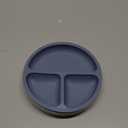 Eascrozn Toddler Plates, 3 Pack Divided Baby Plates with Suction, Food Grade Silicone Baby Led Weaning Supplies, BPA Free, Non-Slip, Microwave and Dishwasher Safe