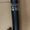 1 Pack Mainstays Solar Powered Black Bollard Landscape Path Light, 10 Lumens