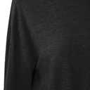 GKBK Long Sleeve Shirts for Women Crew Neck Basic Tops Casual Loose Fitted Fall Clothes 2025 (Black), Medium