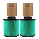 2pack DXVC6914 HEPA High Efficiency Cartridge Filter Fit for Dewalt 6-16 Gallon Wet/Dry Vacuum Cleaners with 2 Pack DXVA19-4101 Vacuum Bags