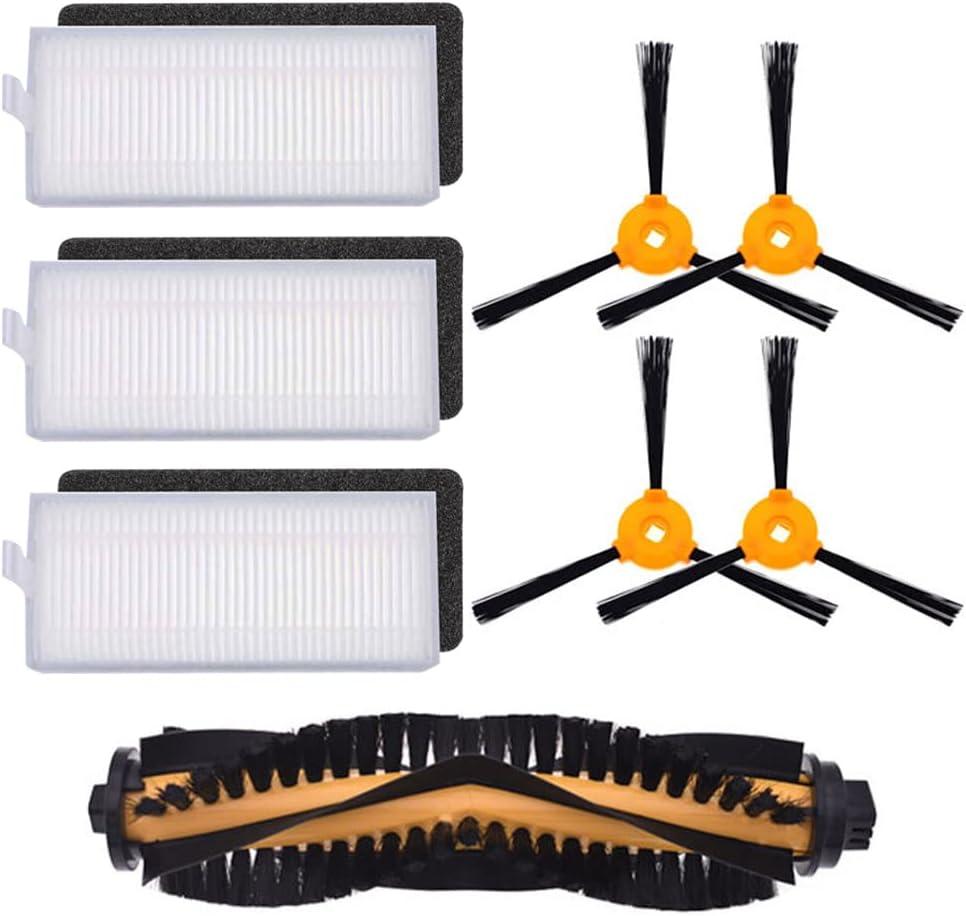 Neutop Replacement Accessories Kit Compatible for Ecovacs Deebot N79S N79 DN622 DN622.11 DN622.31 N79W N79se and Deebot 500 DC3G Robot Vacuum with 1 Roller Brush 3 Filter Sets 4 Side Brushes.