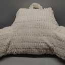 Reading Pillow for Sitting in Bed, Large Backrest Reading Pillow with Arm Rest,Back-Rest Support Cushion for Sit Up on Couch, Sofa, and Floor, Dorm Essentials (Cream Corduroy, Standard(17"))