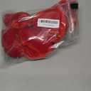 Wenqik 6 Pcs Valentines Hanging Heart Ornaments Handmade Velvet Hearts Gifts 4.3 Inches Hearts Hanging Valentine Tree Ornaments for Bride Shower Wedding Anniversary Decorations(Red)