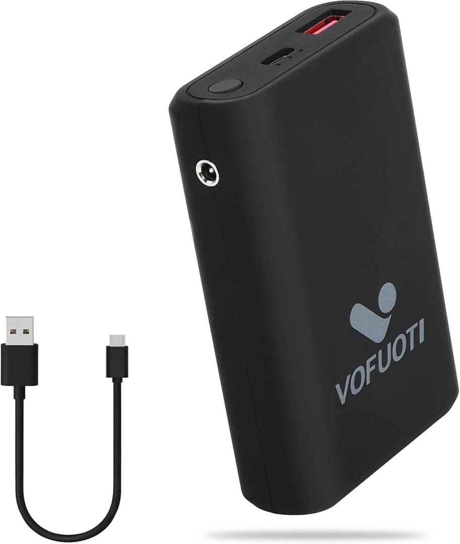 7.4V Power Bank Battery Pack for Heating pad,10000mAh Rechargeable Portable Charge