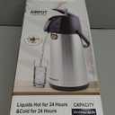 TOMAKEIT Airpot Coffee Dispenser Thermal with Pump,3L/102 Oz Insulated Stainless Steel Large Airpot Coffee Carafe Lever Action for Hot/Cold Water,Thermal Carafe for Hot Cocoa for Parties