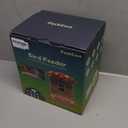 Smart Bird Feeder with Camera 2K Live Real-Time Alert AI Identify with 32G Card DIY Attachments Camera Bird Feeder Solar Powered Wireless Outdoor Birdwatching Gift for Birds Lover, Red