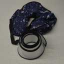 Elevated Inflatable Dog Cone Collar to Stop Licking, Dog Donut Collar After Surgery, Soft Pet Cone Alternative for Small Medium Large Dogs (L(Neck 12"-16"), Navy)