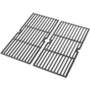 15202029 Grill Grates for Oklahoma Joes Longhorn Smoker Comb Charcoal/Gas Smoke 12201767 14201767 18202083 16202046 - Heavy Duty Cast Iron Grill Parts Smoker Sides, 2-Pack