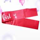 Birthday Girl Sash for Women Foil Letter for Women 21st 30th 40th 50th 60th Gifts Red and Silver Birthday Party Decorations and Supplies