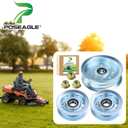 2 Pack GY22172 Idler Pulley with GY20629 Idler Pulley Replaces GY20110 AUC17621 GY22082 GY20067 for John Deere D140 D150 D160 E160 E170 L130 L120 LA145 LA115 LA165 S160 S170 Tractors