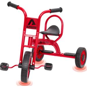 Preschool Kids Tricycles for 5-7 Year olds, Durable Pedal Trike for Boy Girl, Sturdy Metal Frame, Solid Rubber Tires, Ideal Daycare Kindergarten Joyride & Elementary Outdoor Playground Equipment, Medium to Large