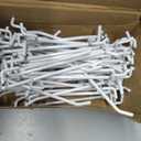 uxcell 50 Pcs Heavy Duty Pegboard Hooks, 6-inch Shelving Hooks for 1/4" Pegboard, Pegboard Display Hook Holder Organizer for Garage, Office, and Kitchen, White
