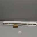DEZ FURNISHINGS Cordless 1" Mini Blind with Flexible Slats, 27" W x 48" H, Pearl White