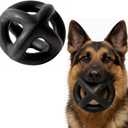 Monster K9 Ultra Durable Dog Ball - Tough, Heavy Duty Dog Toy for Aggressive Chewers - Safe Non-Toxic Natural Rubber - Chew, Tug & Fetch - Med/Large Breed, 5.5