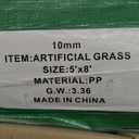 LITA Artificial Grass Turf Lawn-5 Feet x 8 Feet, 0.4" Indoor Outdoor Rug Synthetic Grass Mat Fake Grass