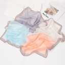 Fashion Hair Scarf for Women Soft Silk Feeling Head Scarves Head Wrap Square Bandanas 27.5 27.5 inches