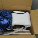 Portable Sauna for Home with 3L 1200W Steamer, Big Folding Chair, 99 Mins Timer, 9 Levels, Pernoanl Steam Sauna Tent Dual YKK Zippers for Home Spa Detoxification, 32' x32' x 71', Dark Blue