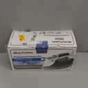 BEAUTURAL 1800-Watt Steam Iron with Digital LCD Screen, Double-Layer and Ceramic Coated Soleplate, 3-Way Auto-Off, 9 Preset Temperature and Steam Settings for Variable Fabric Gray