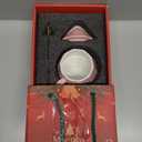 Christmas Coffee Mugs with Gift Box, Cute Christmas Tree Design 12 oz Durable Novelty Ceramic Cups with Lid & Spoon, Perfect Holiday Gifts for Women, Men, Kids and Friends (Pink)