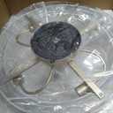 Flush Mount Ceiling Fan with Lights, 20" Low Profile Boho Ceiling Fan with Light Remote Control, Caged with 6 Speeds for Bedroom, Nursery, Living Room