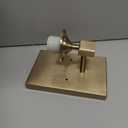 Kichler Marette Light Sconce, 5 inch 1 Light Sconce in Champagne Bronze, (16.25" H x 5.75" D x 5" W), 55000CPZ