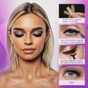 Royaomis 10 Pairs Cat-Eye Magnetic Lashes With Eyeliner, 3D Magnetic Eyelashes Natural Look With Eyeliner, Fake Eyelashes Magnetic