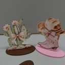 Cowgirl Boost and Bows Honeycomb Centerpiece 13pCS Coquette Bow Cowgirl Party Decorations Pink Western Bow and Boots Table Centerpieces for Coquette Cowgirl Birthday Baby Shower Supplies